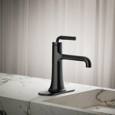 Grifo monomando baño negro mate 1.2gpm