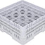 Estante cristal 16 compartimentos bandeja gris soporte