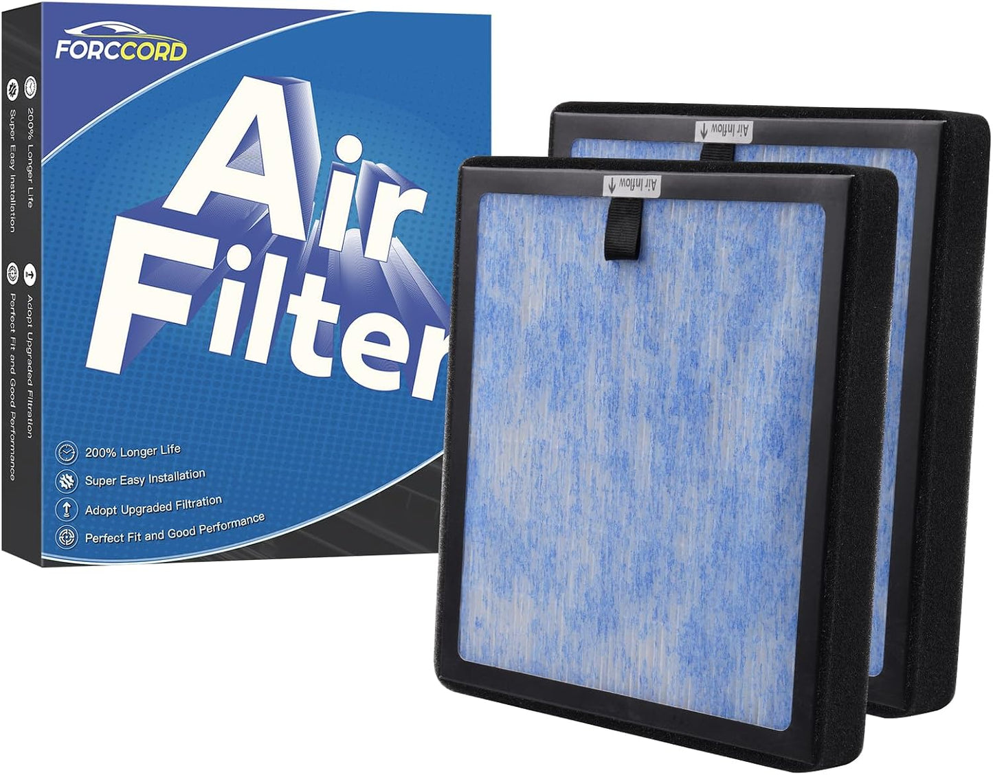 2 Filtros aire cabina Rivian R1T R1S 22-26