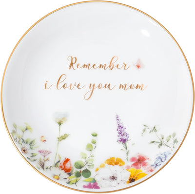 Bandeja joyería con flores para mamá y abuela