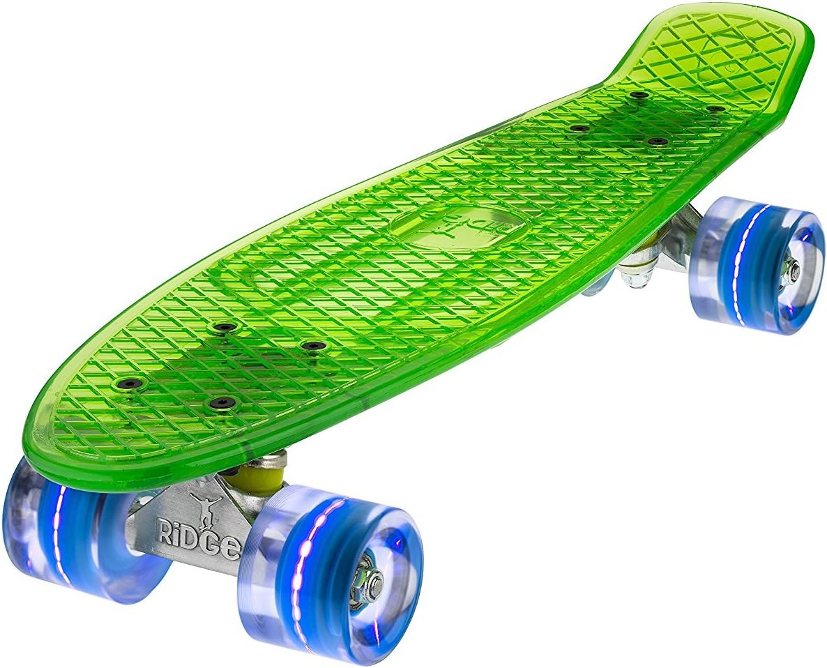 Skateboard Mini Cruiser 22pulg LED Ruedas Deck