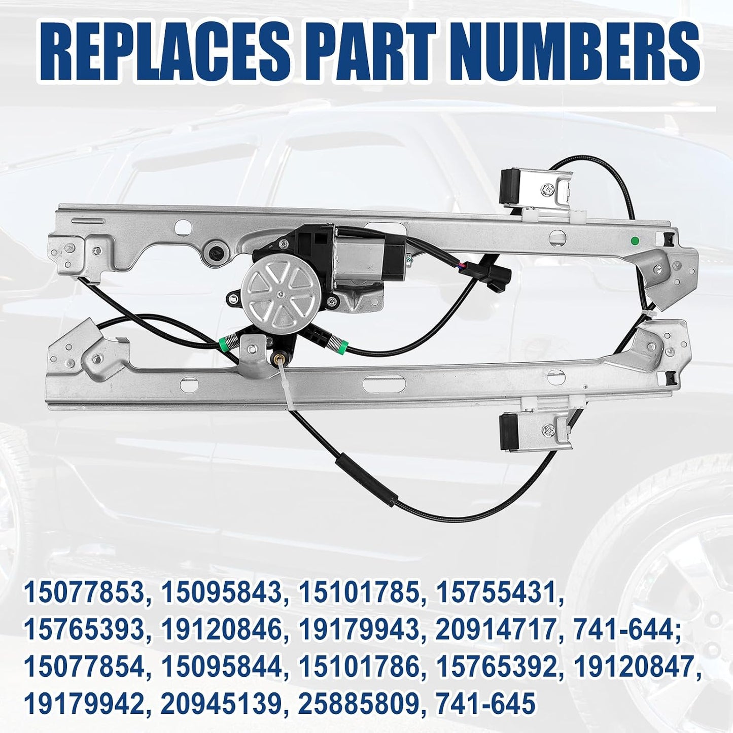 Elevalunas eléctrico Chevy Silverado Tahoe 2000-06 comp