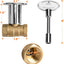 Kit válvula llave gas 3/4pulg chimenea brida 3pulg cromada