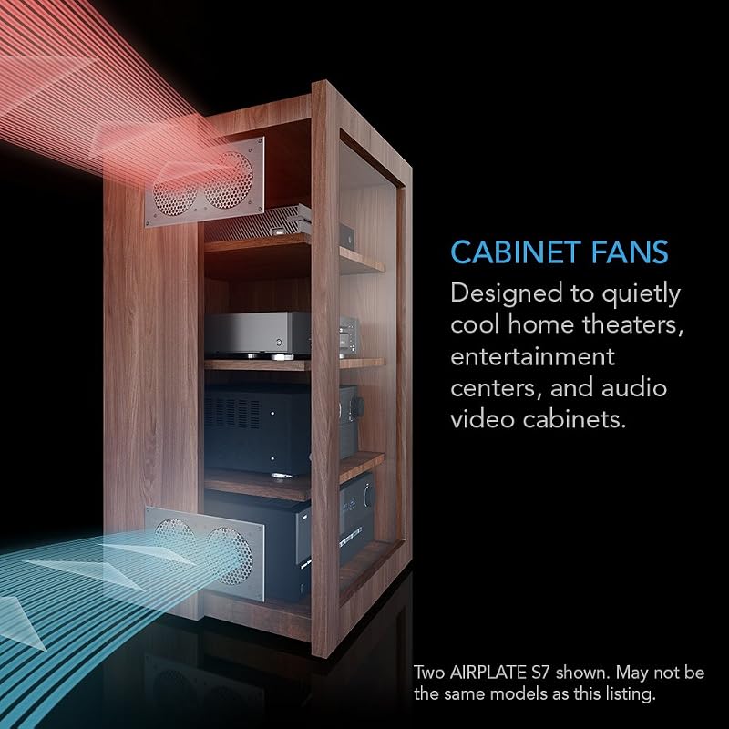 Sistema ventilación doble para cine en casa media AV