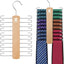Organiz. corbatas madera giratorio antiderrap 40uds