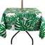 Mantel exterior hojas palmera 60" cuadrado impermeable