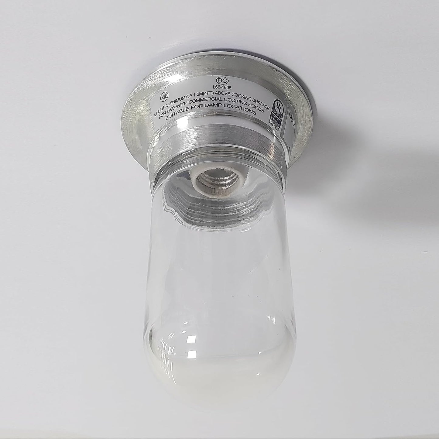 Lámpara campana NTE globo térmico resistente pack 4