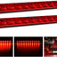 Barra luz remolque 16" 11LED rojo IP65 camión