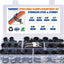 Kit 72 abrazaderas acero inox 7 tamaños para cable