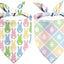 Bandanas reversibles para perros con huevos de pascua