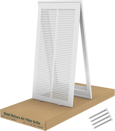 Rejilla filtro aire retorno puerta extraible 14x30pulg