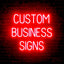 Letrero LED personalizable 6.3" 3 filas 4 caracteres