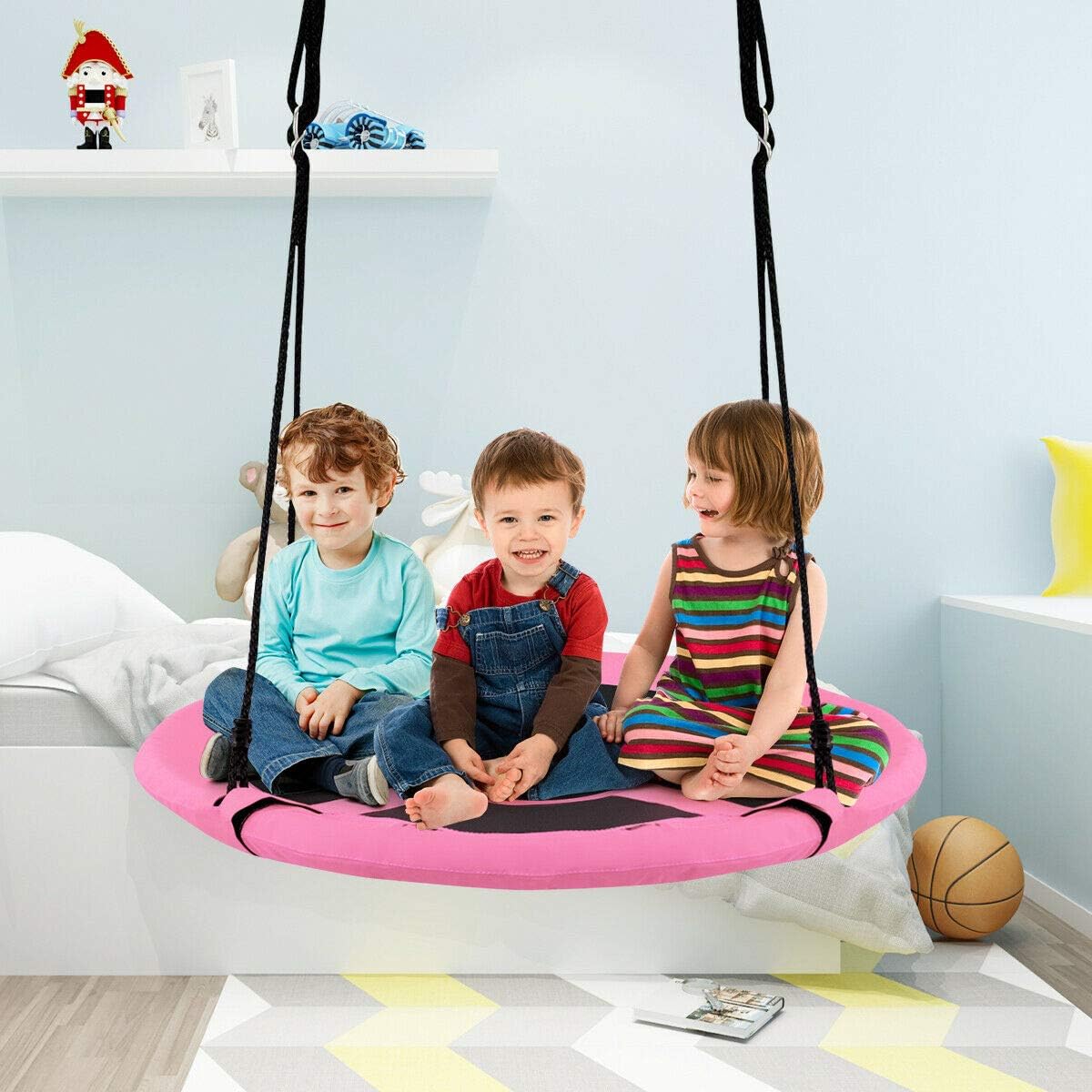 Set tienda campaña colgante 2en1 para niños asiento columpio