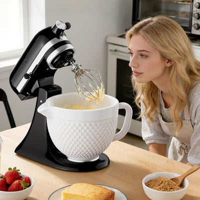 Tazón cerámica mezcladora 4.5-5qt con mango