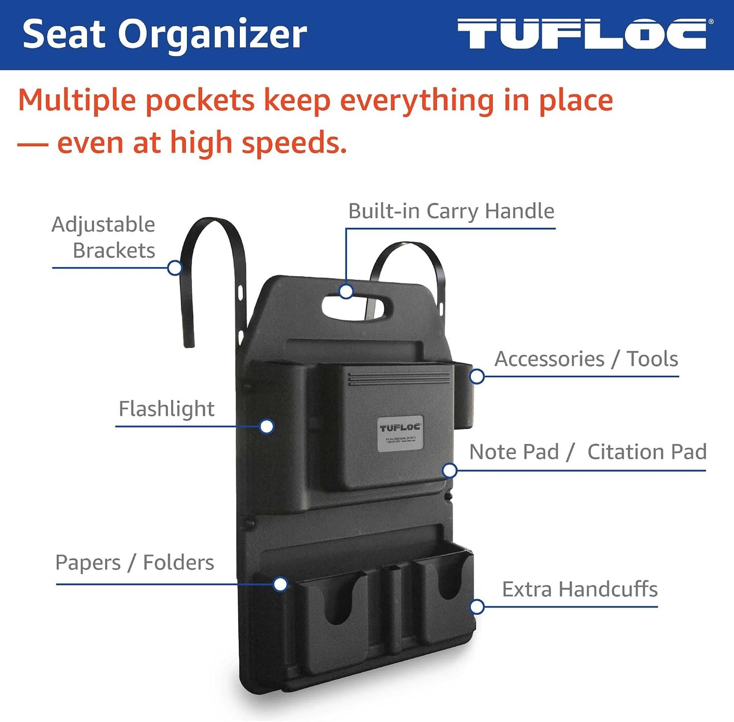 Organiz. asiento delantero perfil bajo