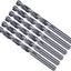 Broca acero alta velocidad 19/64pulg 6uds para inox hierro