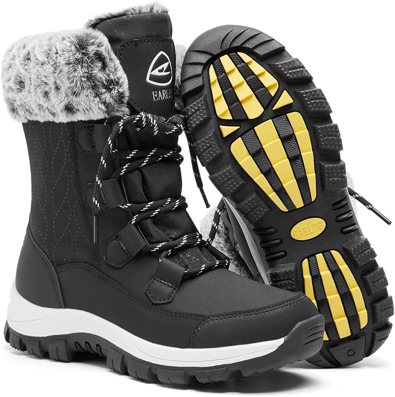 Botas nieve mujer impermeables forradas sintética