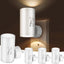 Luz nocturna LED enchufable sensor baño pasillo