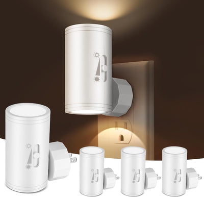 Luz nocturna LED enchufable sensor baño pasillo