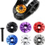 Tapa auriculares bicicleta aluminio 31.8mm para horquilla