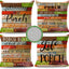 4 Fundas Almohada Impermeables para Porche 18x18"