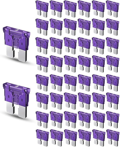 50 Fusibles 3A para Auto 12/24V RV Camión SUV
