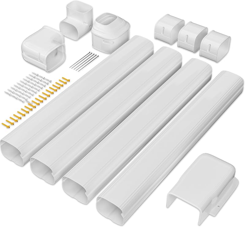 Cubiertas línea dividida 4" 14ft PVC y PP universal AC