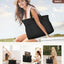 Bolsa tote acolchada con bolsillos para laptop