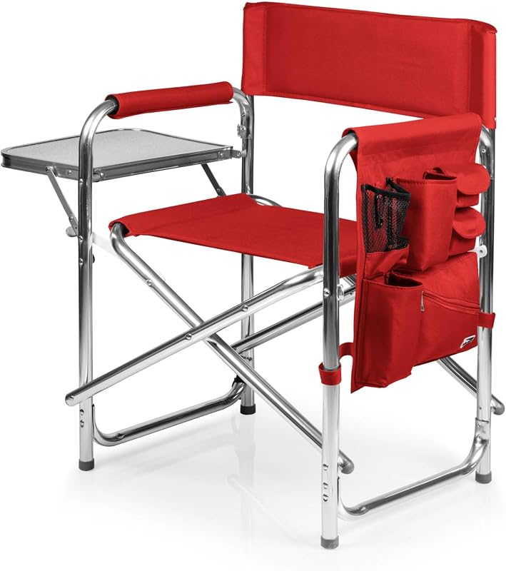 Silla deporte plegable talla única color rojo