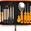 Kit 13 Pzas Herramientas Talla Calabaza Halloween Acero Inox