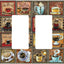Cubierta interruptor decorativa para amantes del café 2 gang