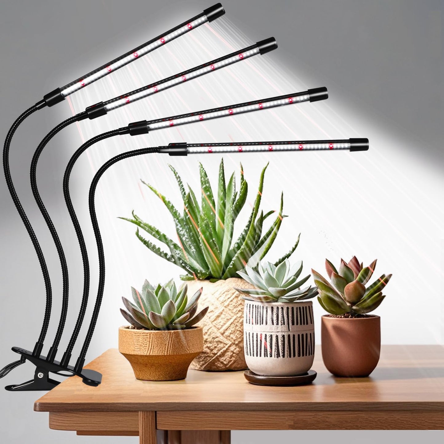 Lámpara cultivo interior 168 LEDs espectro completo