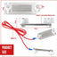 4 Pzas Conector Cinta Valla Lectric 1.575pulg 35.4pulg
