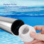 Topes escalera piscina enterrada tapones goma 1.9"