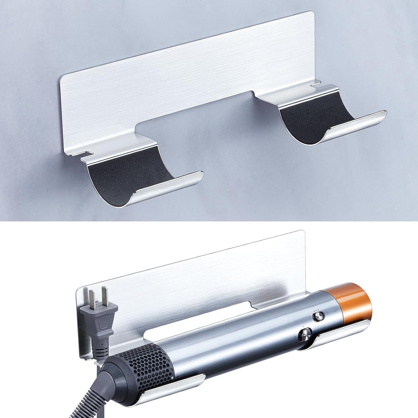 Soporte para alisador pelo y accesorios baño