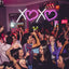 Letrero LED XOXO blanco y rosa regulable USB decoración hogar