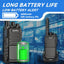 Walkie talkies 4000mah adultos 9 niveles squelch largo