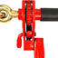 Tensor carga 4 pzas mango plegable 2 ganchos 9400lb