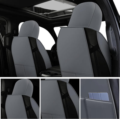 Fundas asiento Toyota Tacoma 2016-23 cabina doble gris