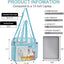 Bolsa transparente para eventos deportivos 12x6x12