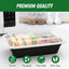 50 Pzas Recipientes 38oz Reutilizables con Tapas