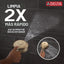Cabezal ducha doble 2en1 5 ajustes spray bronce