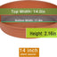 Platillo para plantas 14pulg set 4 bandejas drenaje profundo