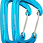 Mosquetones aluminio 3.2x2pulg resistentes senderismo camping