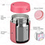 2 Pzas Contenedor Almuerzo Acero Inox 12oz para Niños