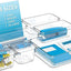 Set 7 organizadores cajones plástico transparente baño y tocador