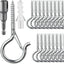 36 Pzas Ganchos Q-Hanger para Luces Cadena Exteriores