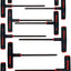 Set 11 Pzas Llave Allen SAE 5/64-3/8 9pulg