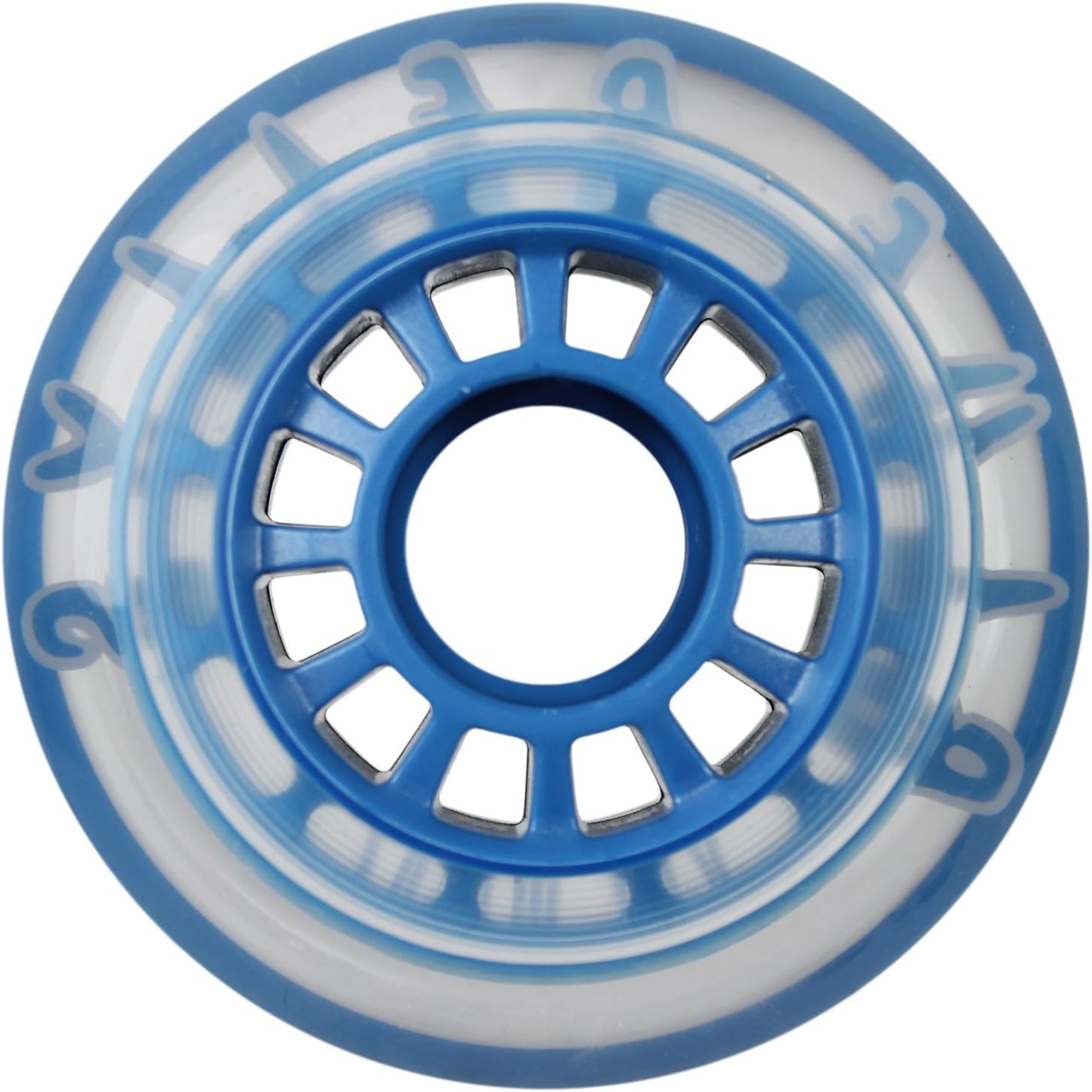 8 Ruedas Patín 2.992pulgada78a Transparente/Azul