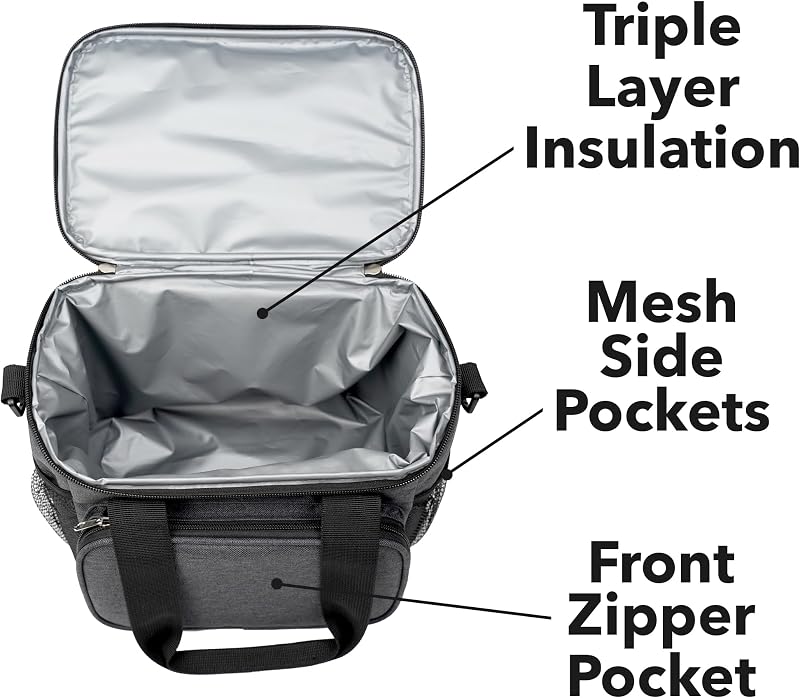 Bolsa térmica reutiliz. colegial para oficina picnic